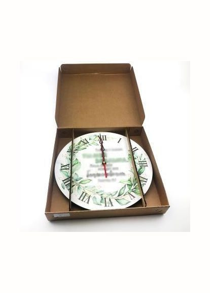 Настенные деревянные круглые часы 30 см Бог есть любовь хрг3мм001у Тур-Колекшн (355465464)