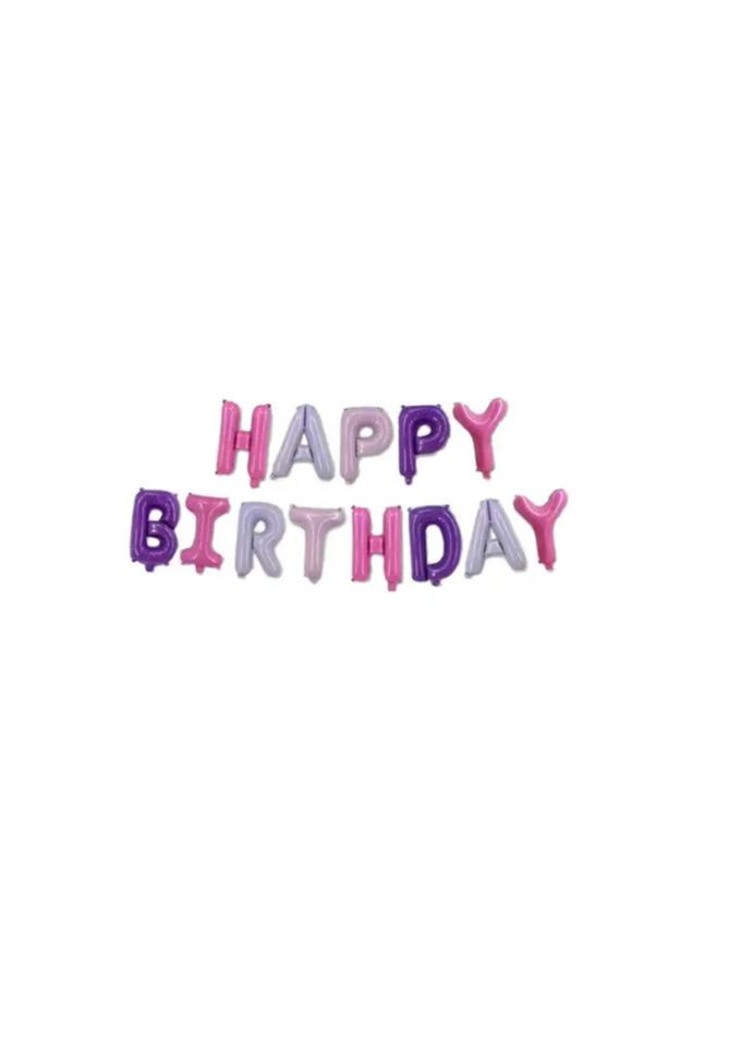 Шарики Happy birthday 16 дюймов разноцветный Jannet кулька (336904413)