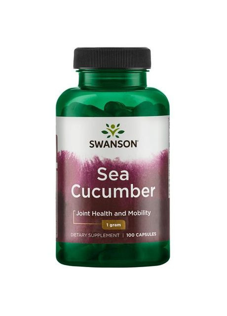 Морской огурец для суставов, экстракт, Sea cucumber, 500 мг 100 капсул Swanson (366733917)