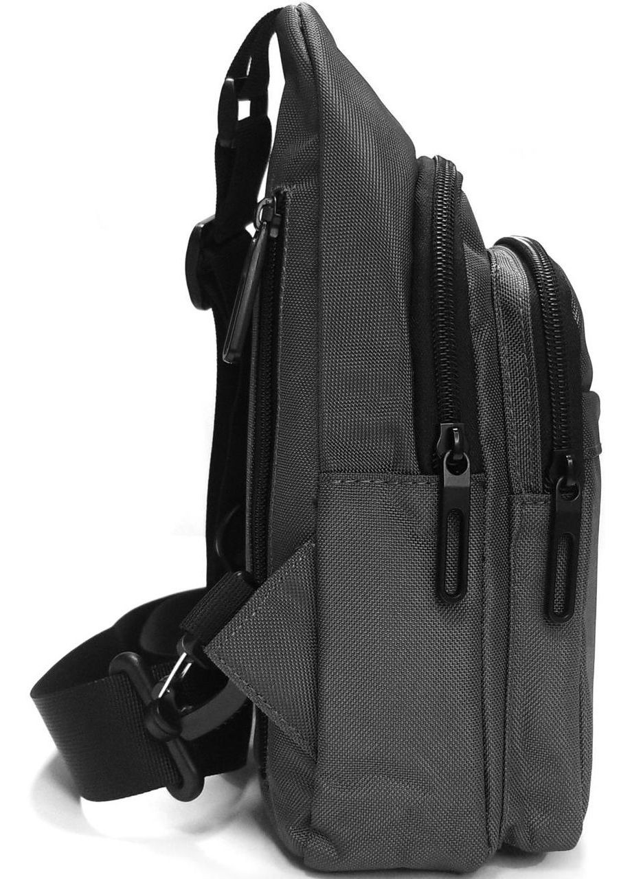 Мужская сумка тканевая Серая Lanpad (363902361)