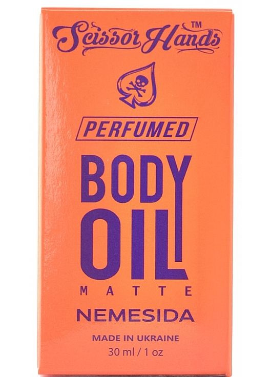 Парфумована олія для тіла "Nemesida" Nemesida Perfumed Body Oil 30ml (1450039-31948755) Scissor Hands (368610900)