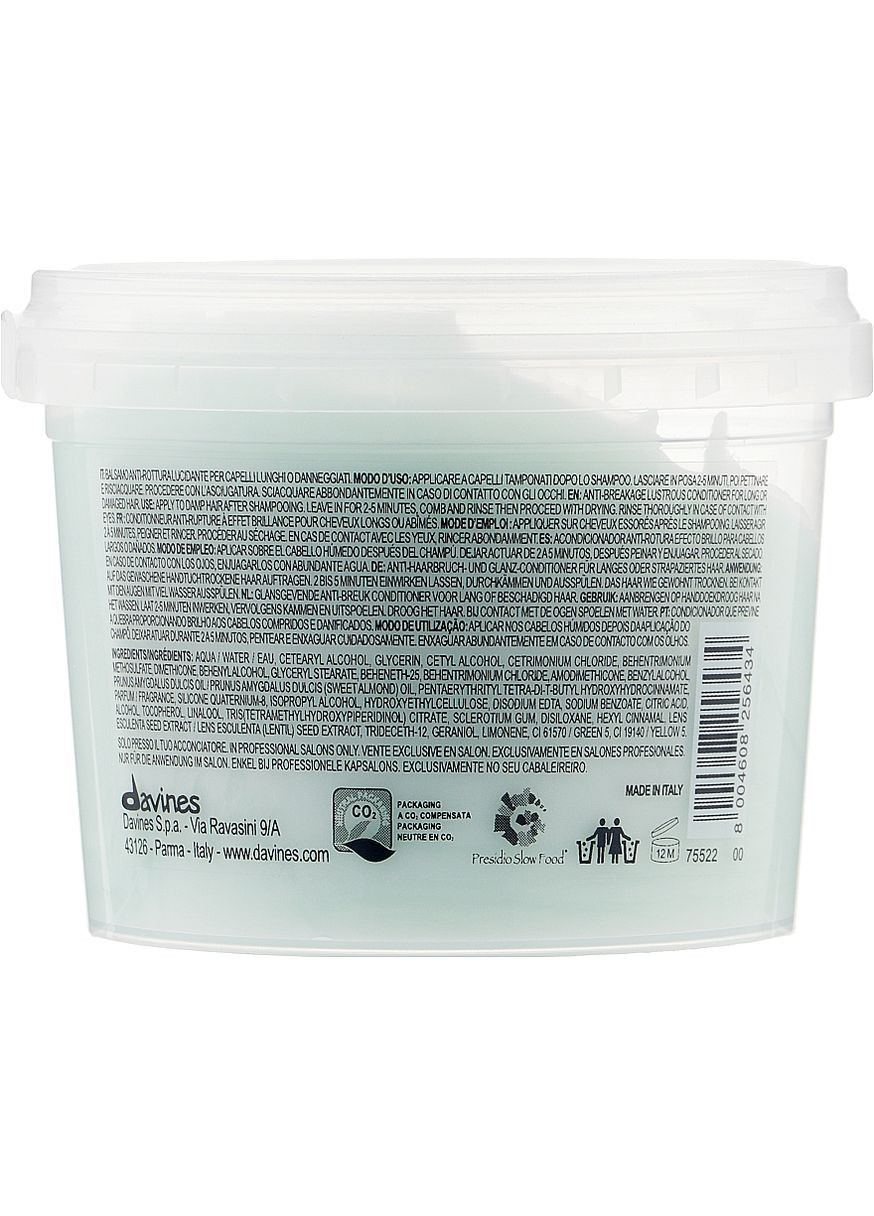 Кондиціонер для запобігання ламкості волосся Conditioner Anti-Rottura Lucidante 75ml (13542-29971) Davines (368628282)
