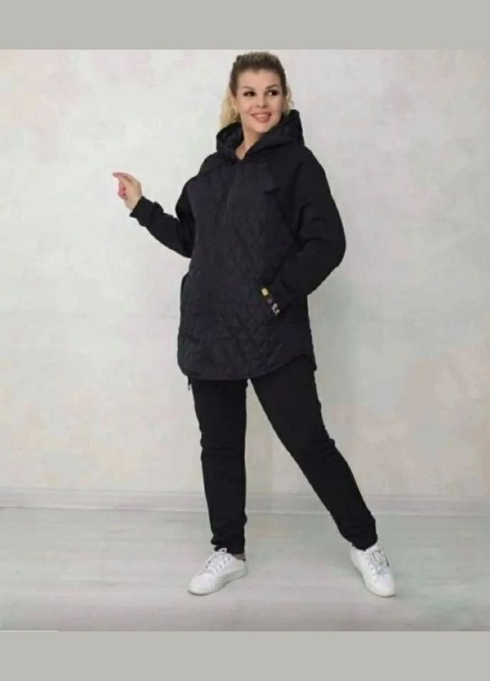 Прогулочный костюм зимний женский HP-6601 Черный, 56-58 Sofia (267425015)