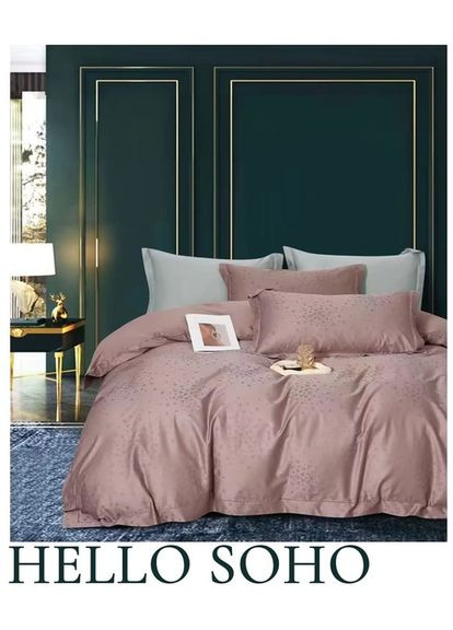 Комплект постільної білизни Євро Boutique Dew MistyRose Soho (303402176)