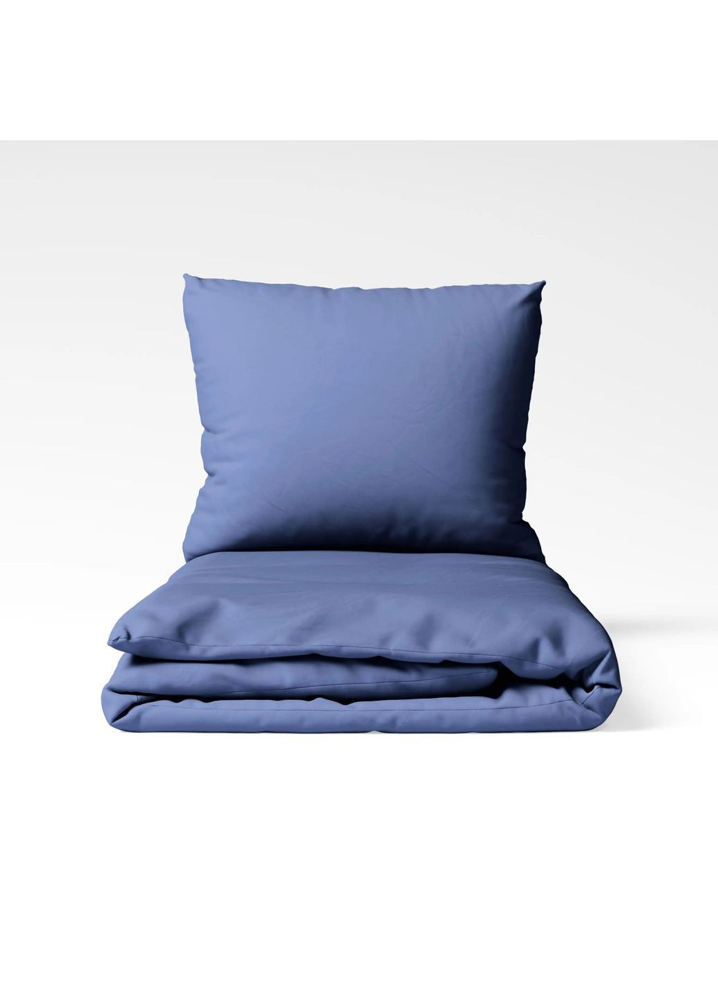 Євро комплект постільної білизни з наволочками 50*70 см, 115 гр/м2 Ashen Синій (18080200215) ТЕП (365851657)