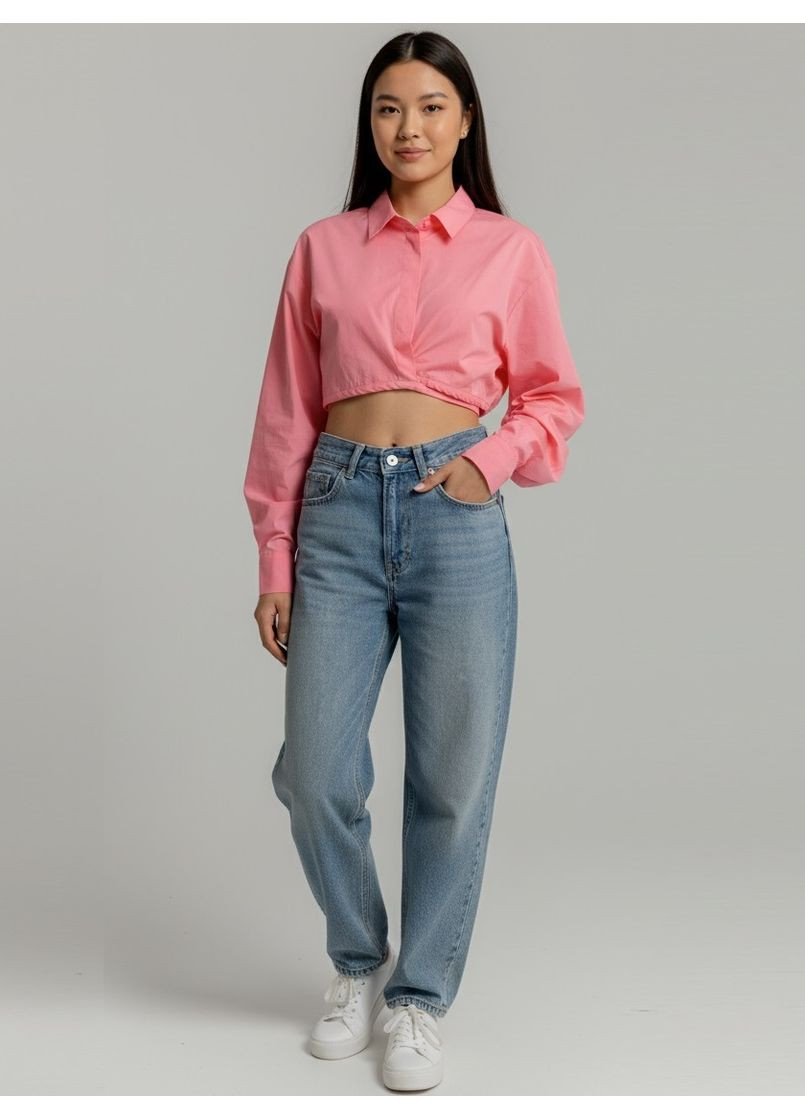 Розовая рубашка LeGer