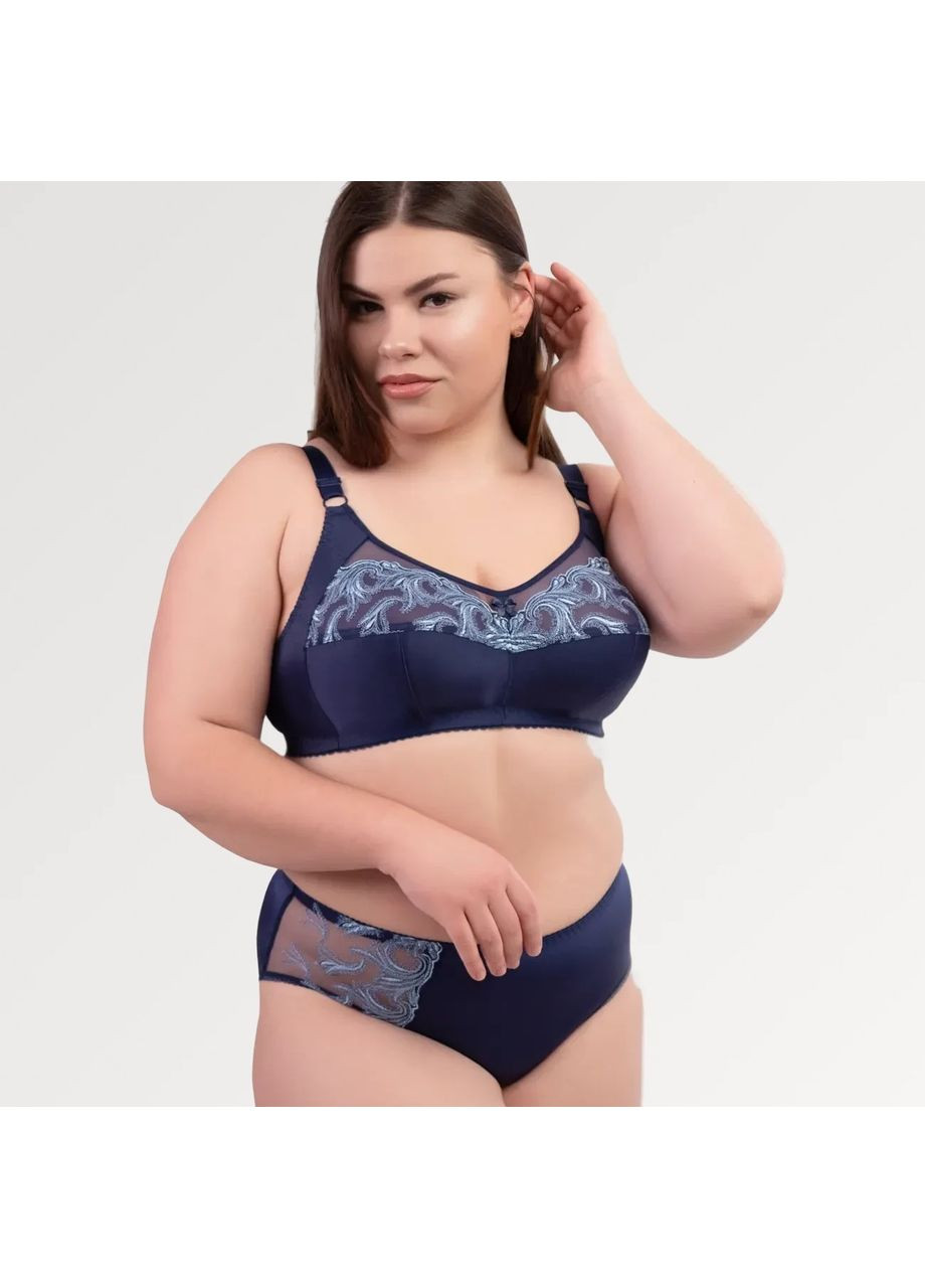 Синій бюстгальтер без кісточок з м'якою чашкою Elita без кісточок