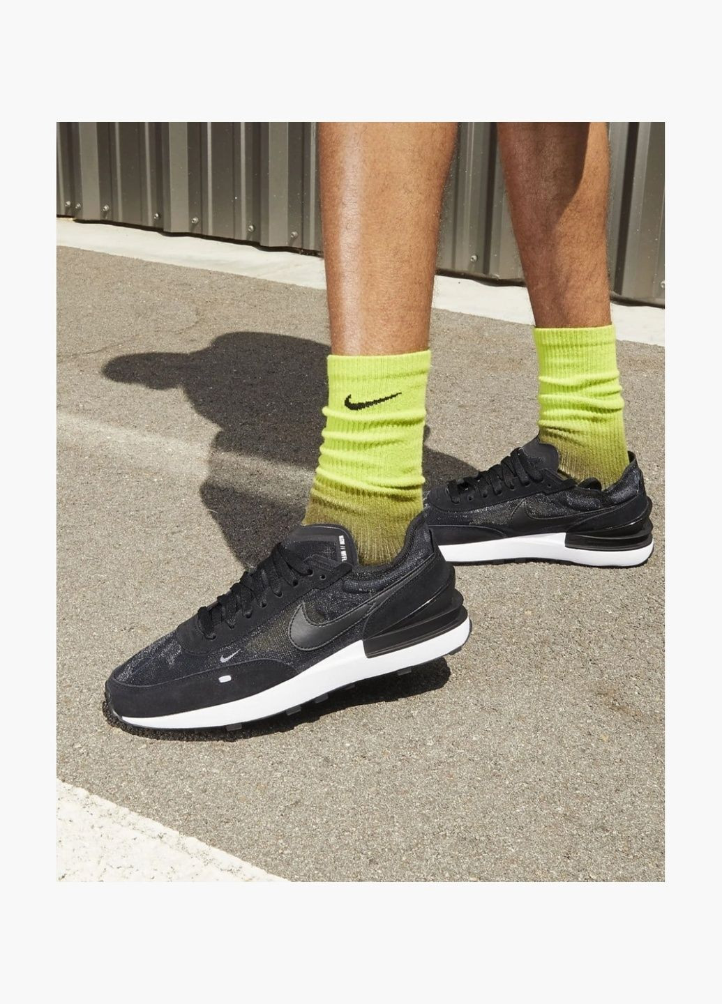 Чорні кросівки чоловічі waffle one black da7995-001 Nike