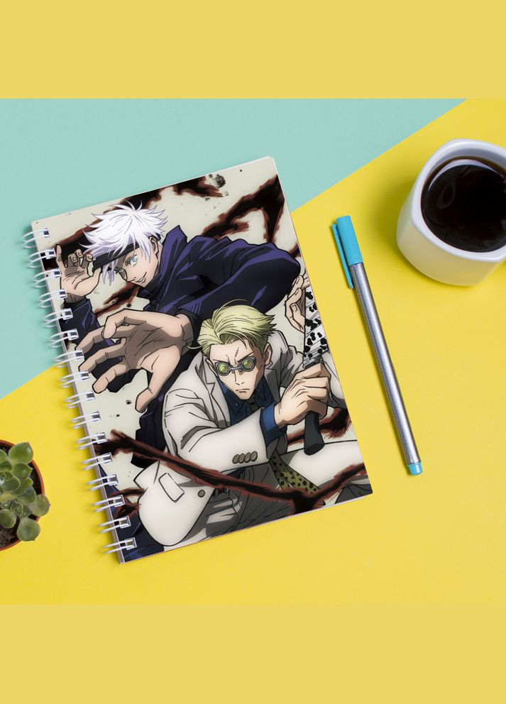 Скетчбук Sketchbook (блокнот) для рисования с принтом Магическая битва-Jujutsu Kaisen Кавун блокнот для малювання (316133966)