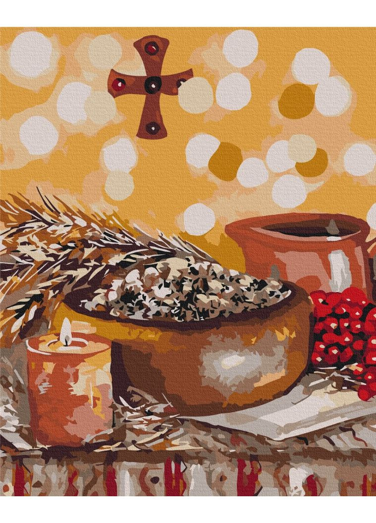 Картина по номерам "Рождественская кутья © Карина Зимина" 40х50 см Brushme (366300292)