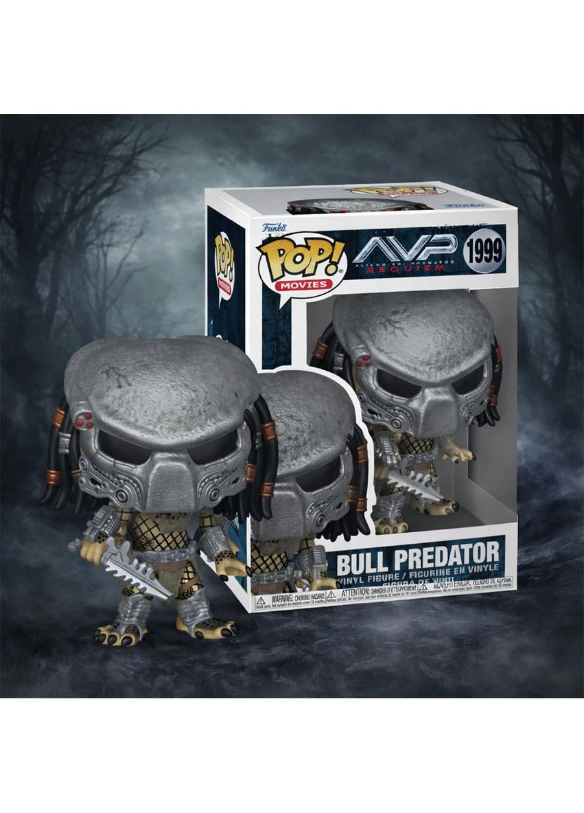 Игровая фигурка Хищник Bull серии Alien vs Predator Чужие против Хищника Funko POP No Brand (392477383)