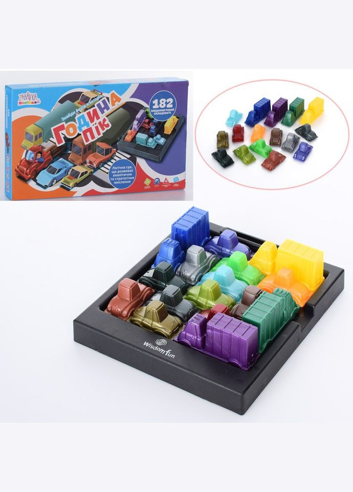 Настільна гра-головоломка "Час пік" UKB-B0036 українською мовою Bambi (367965278)