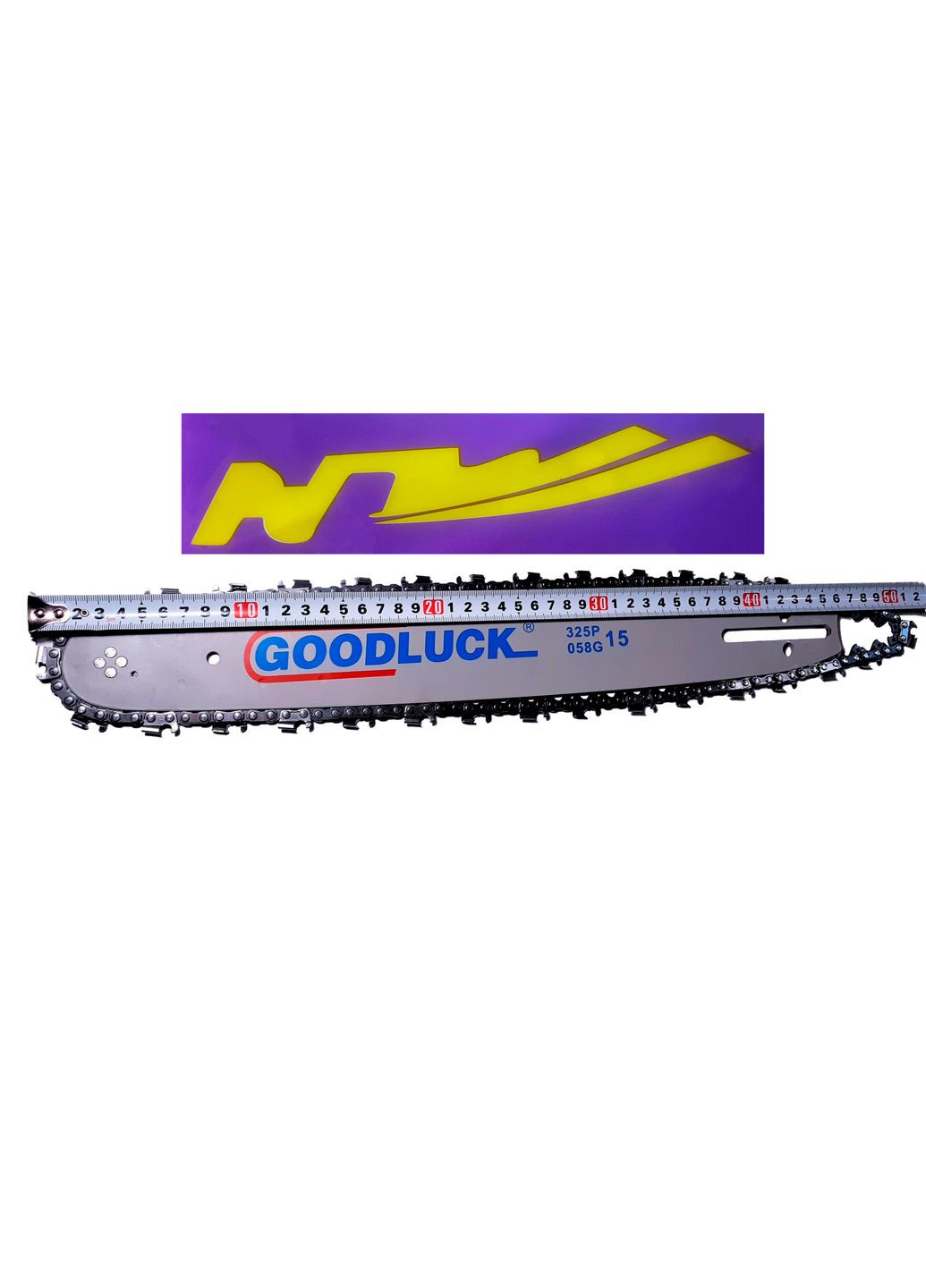 Шина и 3 цепи! Супер набор NZ – REVOLT. На 40-ю шину, 64 звена, 32 режущих зуба GOODLUCK (364120669)