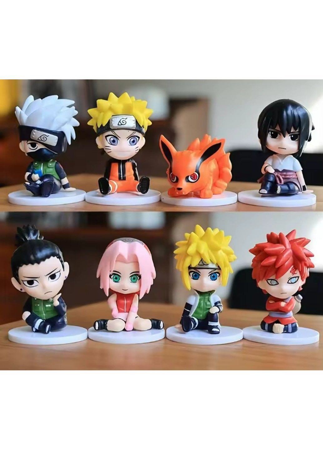 Набір фігурок фігурки Наруто Naruto 8 шт No Brand (364956521)