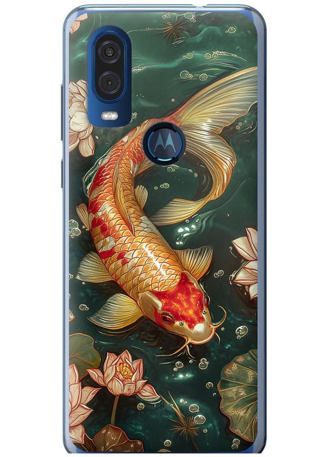 Силиконовый чехол 'Мелодия Лотоса' для Endorphone Motorola One Vision (291128321)