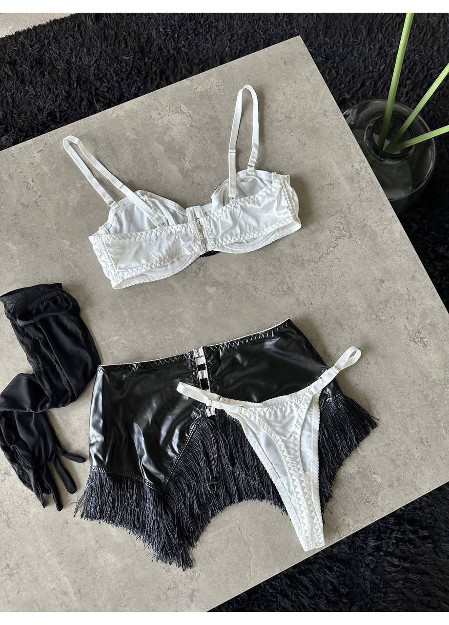 Чорний демісезонний жіночий рольовий костюм | чорна пристрасть Vital-Textile 134/20