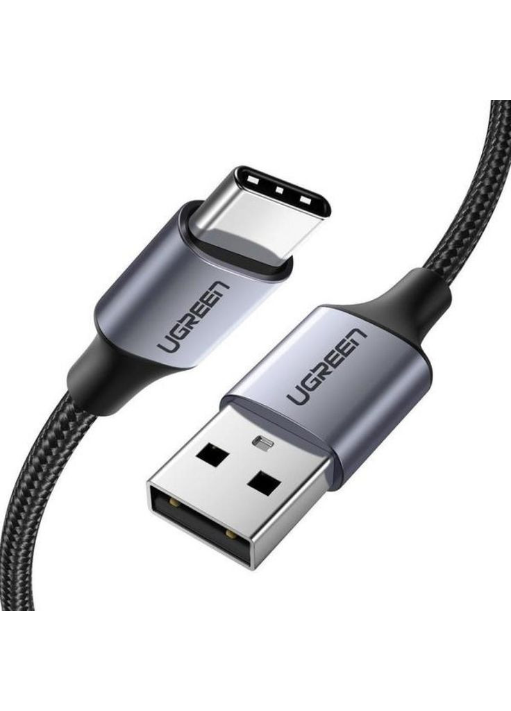 Дата кабель USB 2.0 AM to USB-C 1.0m US288 Aluminum Braid Black (m501415) Ugreen USB 2.0 AM to USB-C 1.0m US288 Aluminum Braid Blac (369017323)