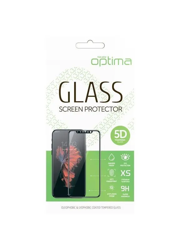 Захисне скло Optima 5D для Xiaomi Redmi Note 11s Black Gelius (383904739)