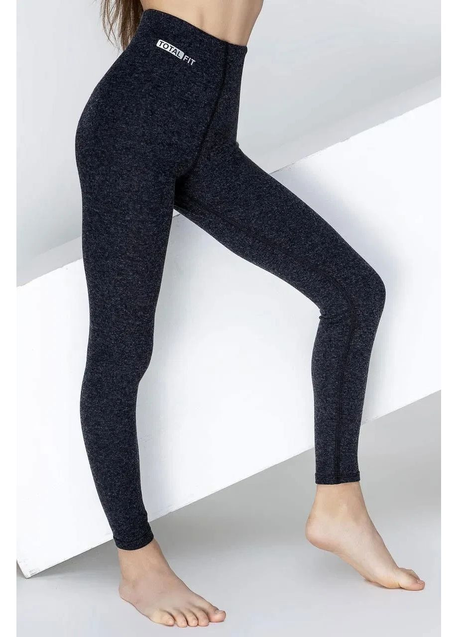 Термолосины для девочек ICELAND на натуральной вискозе с добавлением шерсти -10°C серые TOTALFIT (361117795)