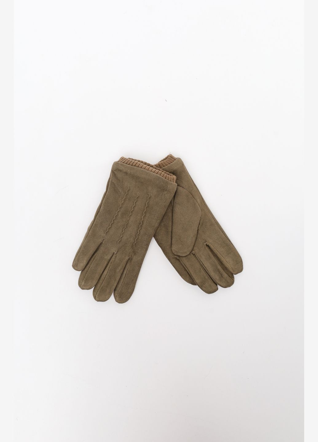 Жіночі рукавички колір хакі ЦБ-00227335 No Brand (282924381)