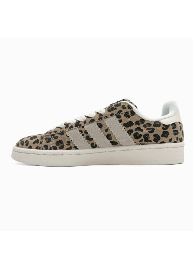 Бежевые демисезонные кроссовки мужские adidas campus 00s white leopard адидас кампус No Brand