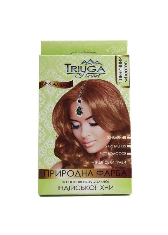 Краска для волос на основании хны Пшеничная 25 г Triuga Herbal (340110403)