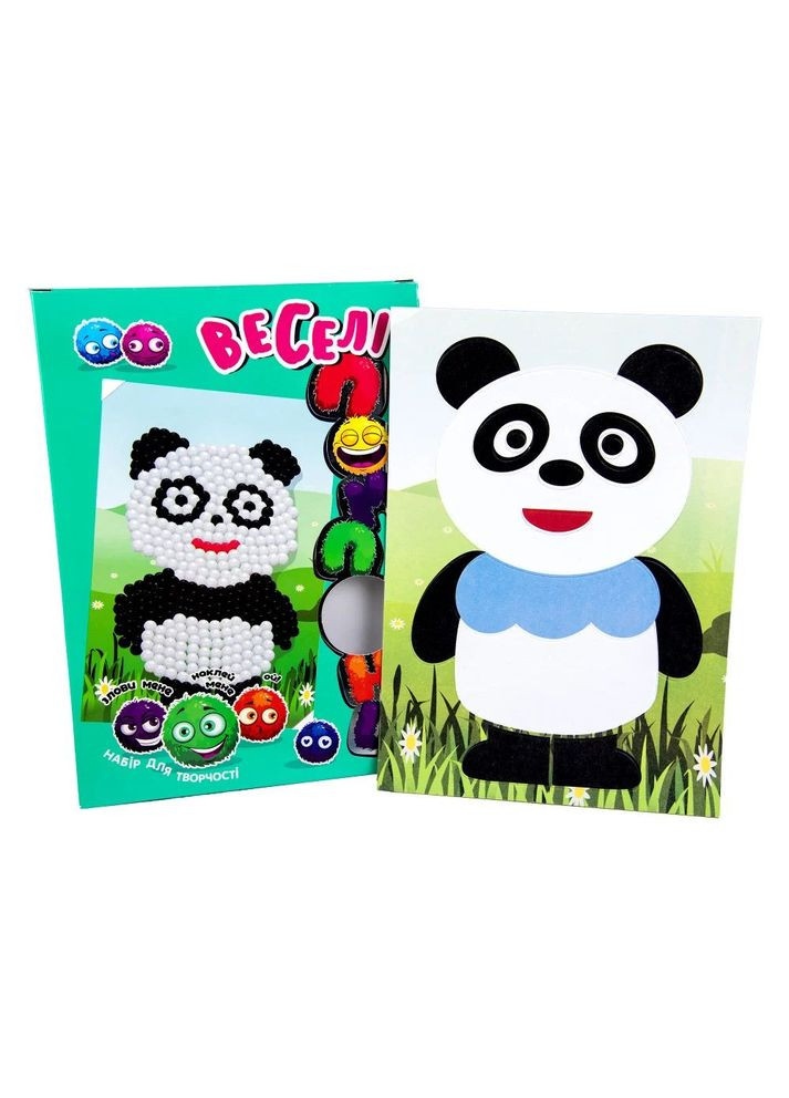 Набір для творчості Веселі помпони - панда (укр.) (30990) Стратег (365546252)