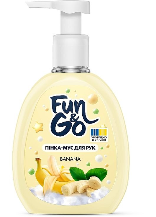 Пінка-мус для рук "Banana" Hand Mousse Foam 300ml (1420495-31099821) Fun&Go (368615899)