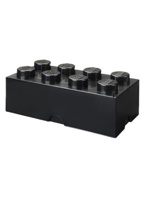 Бокс для зберігання Lifestyle Цеглинка 8 чорний (40041733) Lego (370625107)