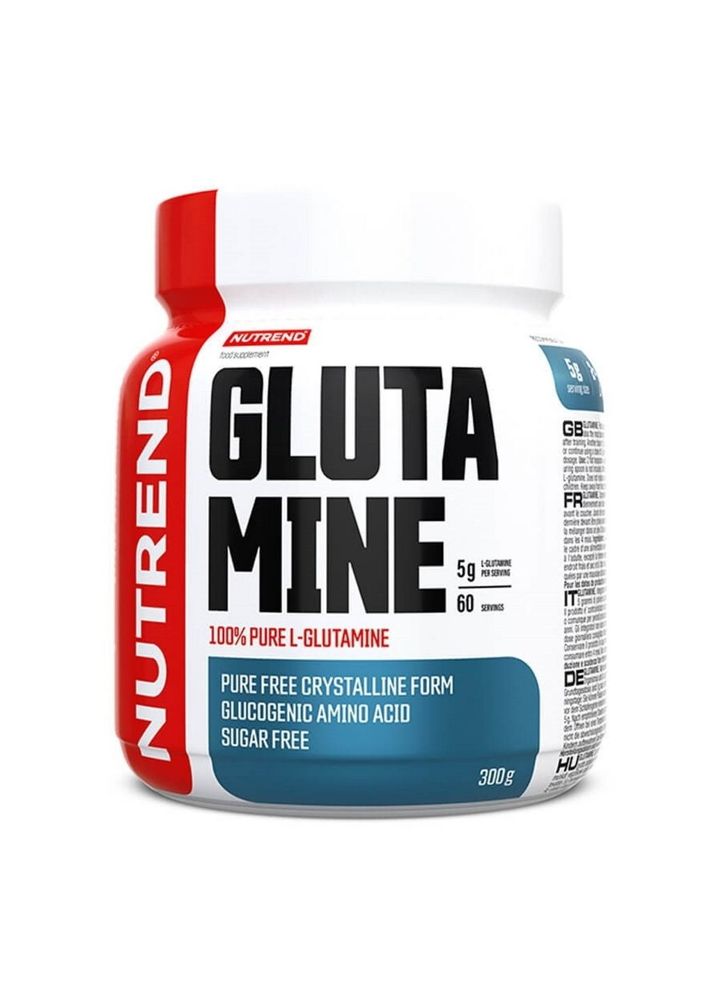 Амінокислота Glutamine, 300 грам Nutrend (293481083)