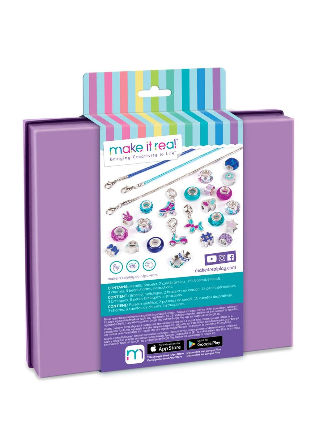 : Набір для створення браслетів 'Блакитне сяйво' Make it Real (331299795)