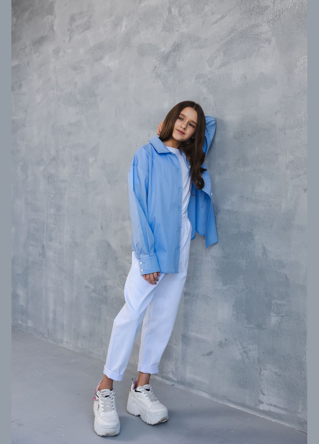 Джогери котонові в білому кольорі Top Hat Kids (319042785)