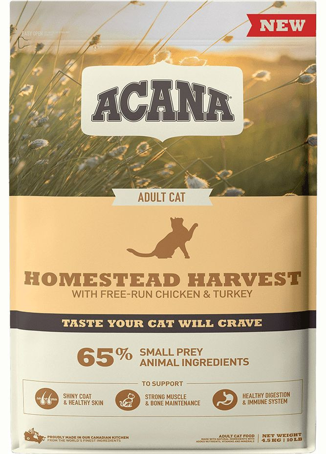 Сухий корм для кішок Homestead Harvest Cat 4.5 кг (a71437) Acana (280951629)