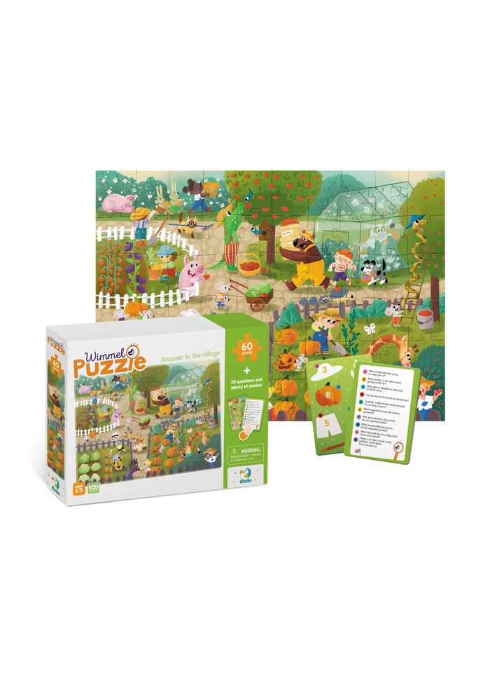 Детский Виммельпазл "Лето в деревне" 300558, 60 элементов DoDo Toys (336331599)