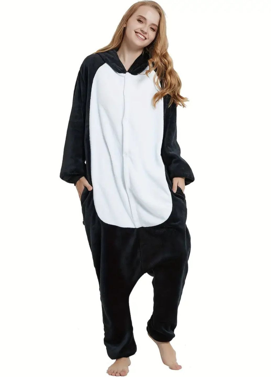 Женская плюшевая пижама кигуруми Пингвин с капюшоном (1066) My Kigu (340960753)