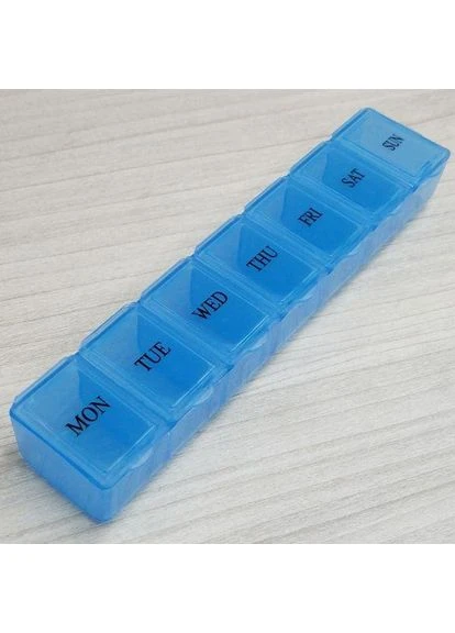 15х3x2см органайзер, неделя - голубой Plus-plus (354796284)