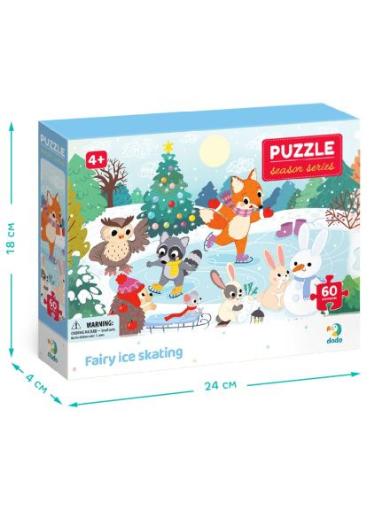 Пазл (300410) Dodo Чарівна ковзанка, 60 елементів (369530153)