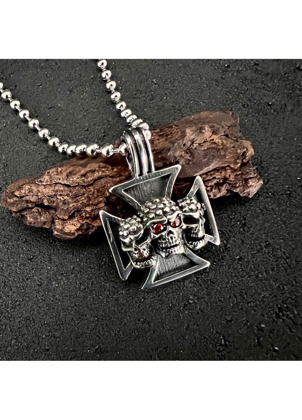 Готичний панк кулон черепи з медичної сталі PS-101 No Brand (299340068)