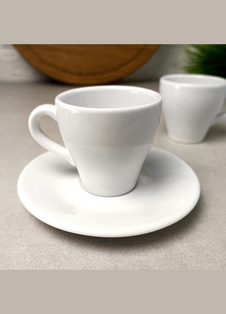 Чашка кавова 70мл з блюдцем Паула (1700/1771) Lubiana (331154525)