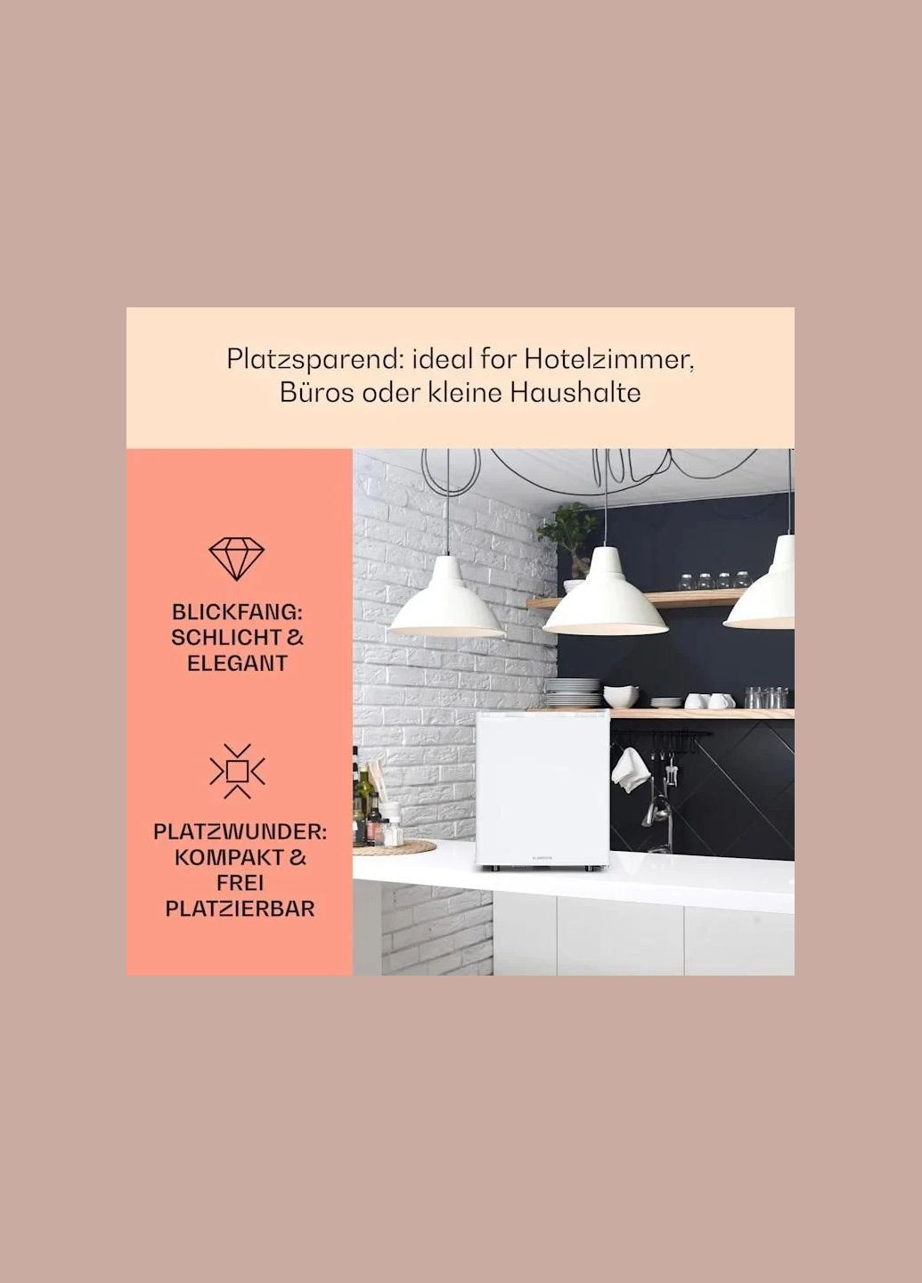 Холодильник міні Happy Hour 45 Білий (10045050) Klarstein (338194790)