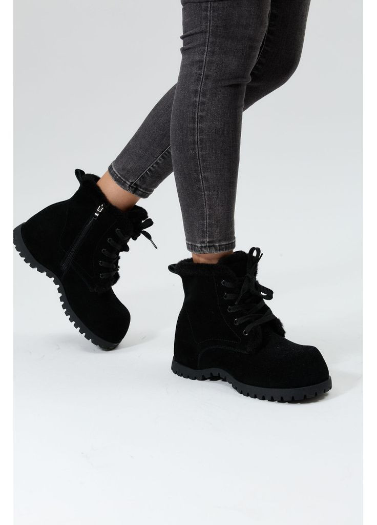 Зимние ботинки 201812 ALLSY из натуральной замши