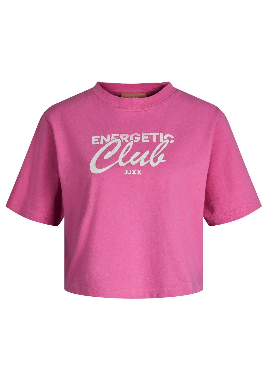 Розовая летняя футболка JJXX