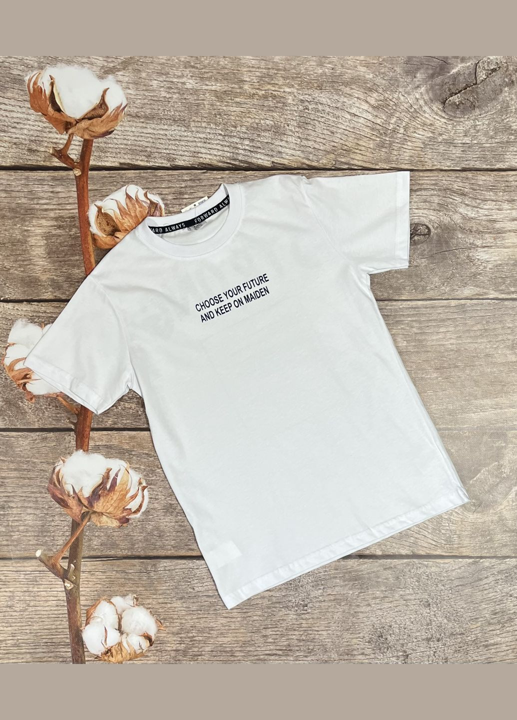 Белая футболка DENIZ