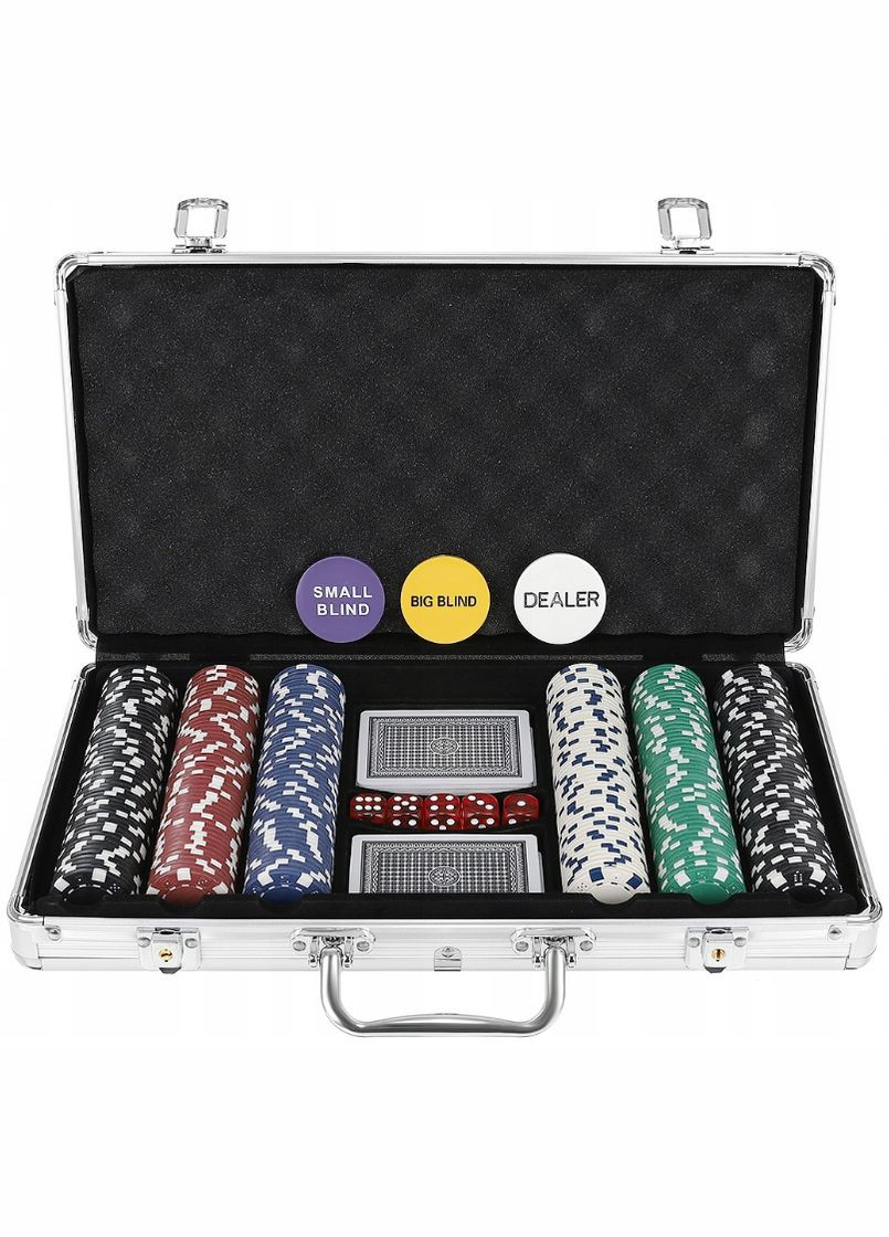 Набір для покеру Texas Poker 300 фішок + кейс (Польща) Iso Trade (337341882)