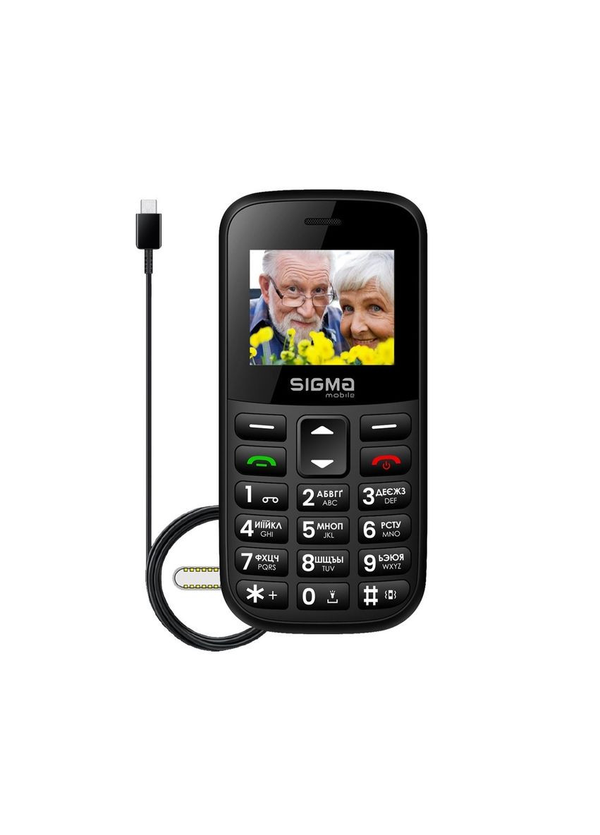 Мобильный телефон Comfort 50 Easy Black (4827798585214) Sigma mobile (336951310)