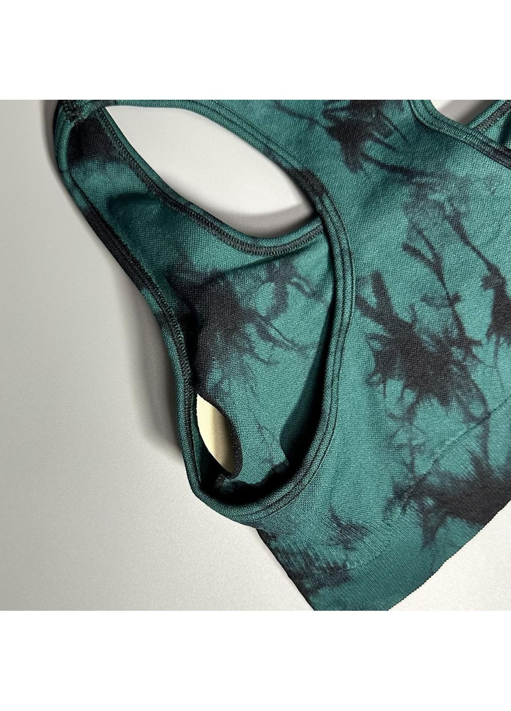 Спортивный костюм (комплект для фитнеса) тай-дай, леггинсы + топ No Brand (322068903)