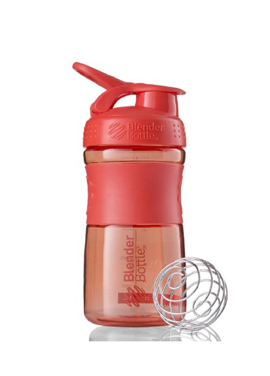 Шейкер спортивный (бутылка) BlenderBottle SportMixer Flip 20oz/590ml Coral Blender Bottle (316631228)