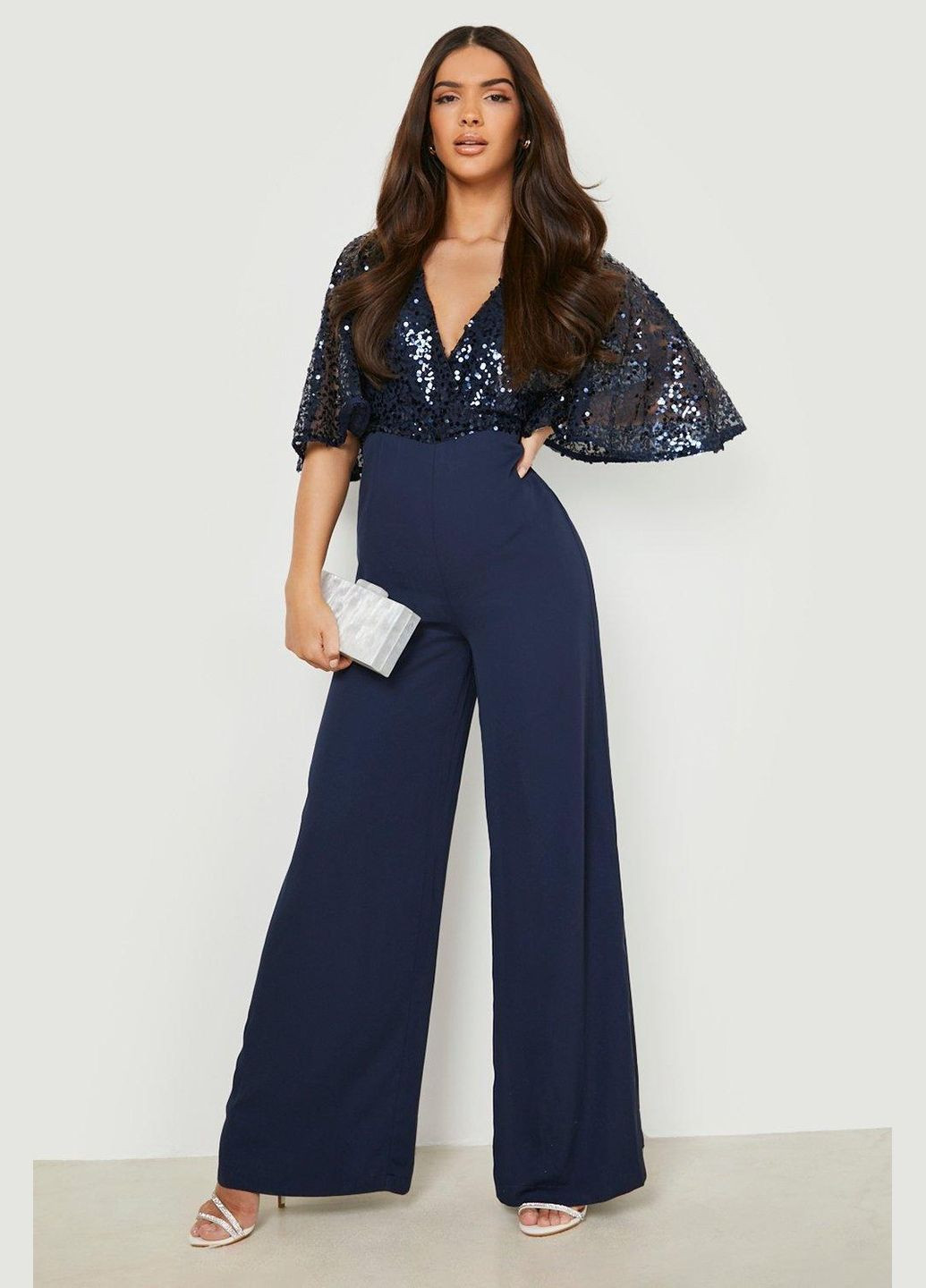 Комбинезон Boohoo бесцветный