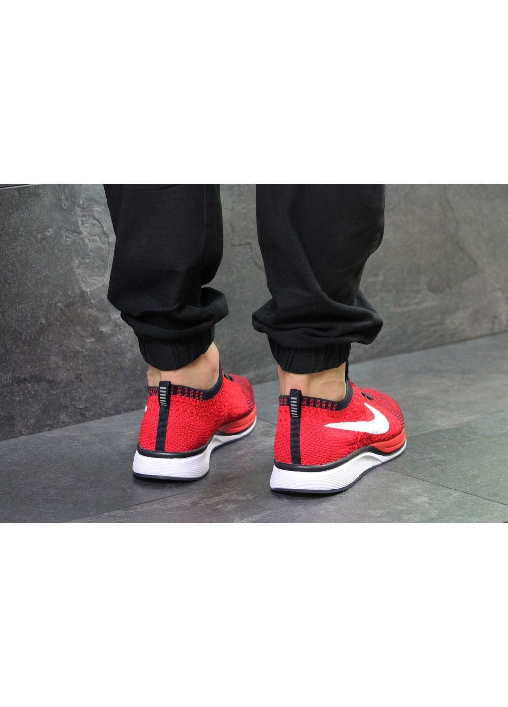 Цветные демисезонные кроссовки мужские nike air flyknit racer найк аир форс 1 премиум No Brand