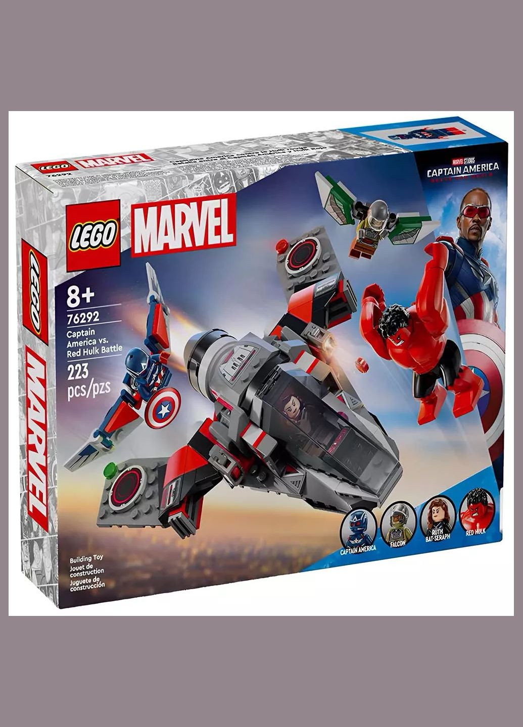 Конструктор Marvel Капітан Америка проти Червоного Халка (76292) Lego (333252361)
